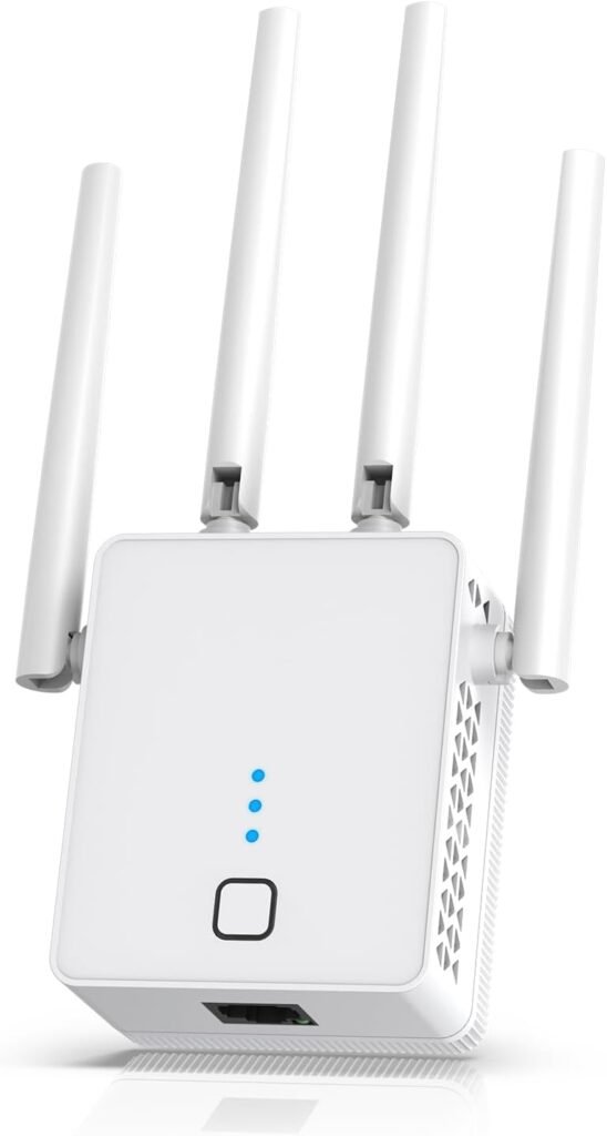 WiFi Extender, 2024 Fastest WiFi Booster 1200Mbps Dual Band (5GHz/2.4GHz) WiFi Extenders Signal Booster for Home,